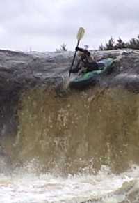 Mr. Strange on Agers Falls, Moose River, NY SWS on Agers